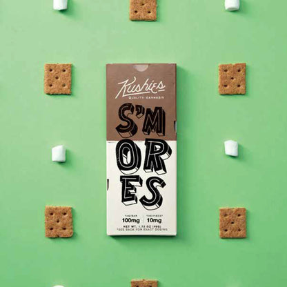 Kushies Delta 9 Chocolate Bars - S'mores